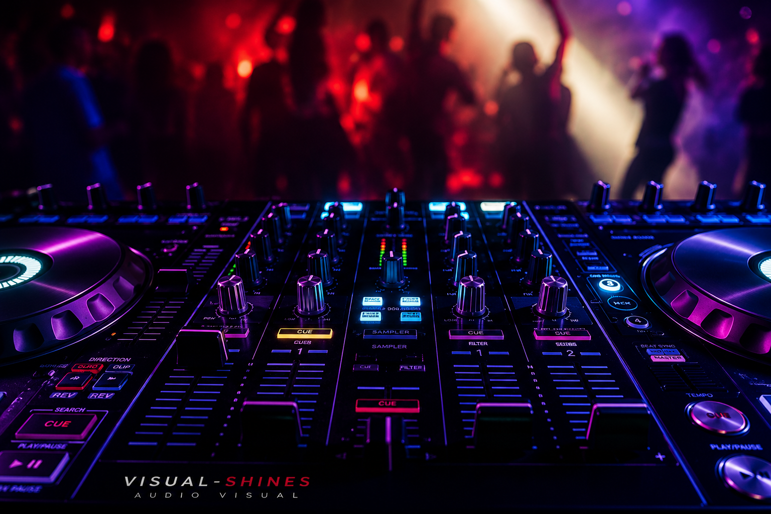 DJ performance at live event